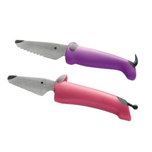Kinderkitchen Børneknive - Hundekniv Sæt pink/lilla