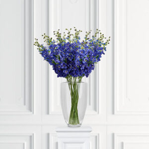 Kunstig Delphinium stilk lilla