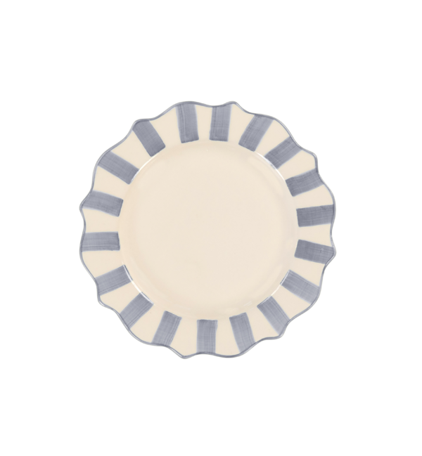 Lilac Scalloped frokost tallerken, lilla - Ø22 cm.