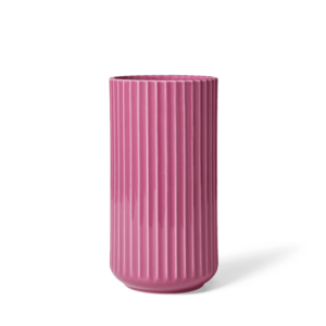 Lyngby Porcelæn - Lyngbyvase H20,5 lilla porcelæn