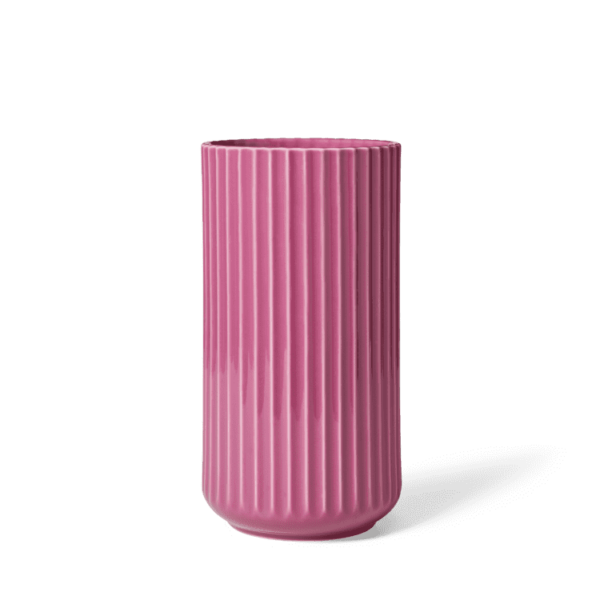 Lyngby Porcelæn - Lyngbyvase H20,5 lilla porcelæn