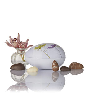 Marcipanæg i lilla Cocoture metalæg - 275g