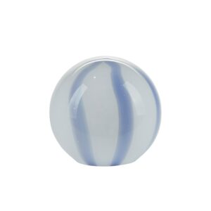 Moon swirl mushroom bordlampe, Hvid/Lilla - 20 cm