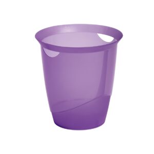 Papirkurv trend 16L, med håndtag, lilla