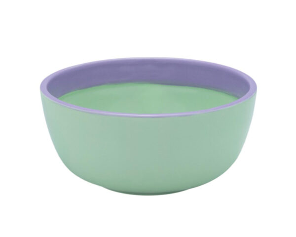 Play skål, mint/lilla - Ø13 cm