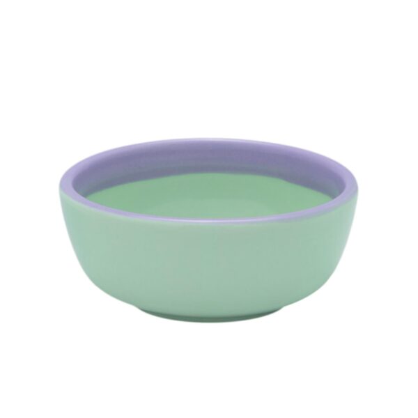 Play skål, mint/lilla - Ø9 cm