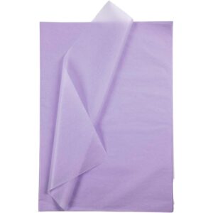 Silkepapir, ark 50x70 cm, 14 g, lys lilla, 25ark