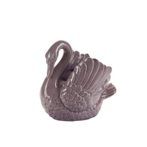 Svane urtepotteskjuler, lilla - H20,5 cm