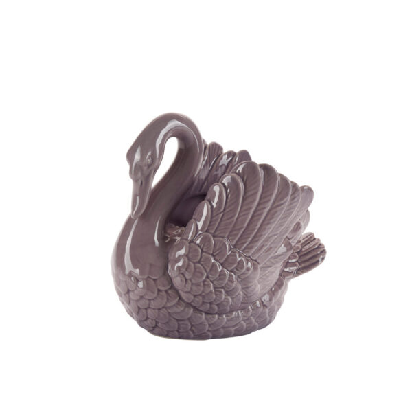 Svane urtepotteskjuler, lilla - H20,5 cm