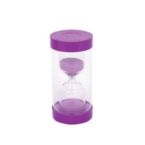 Timeglas med lilla sand - 15 minutter