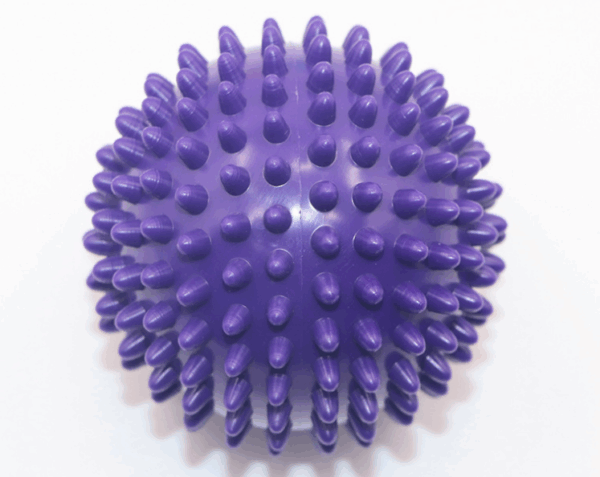 Massagebold, 9 cm, lilla