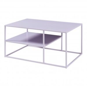 Sofabord i stål H45 x B90 x D60 cm - Lilla