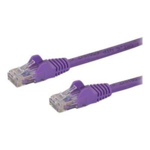 StarTech.com 0.5m Purple Cat6 / Cat 6 Snagless Ethernet Patch Cable 0.5 m - network cable - 50 cm - purple - Lilla - 0.5 meter